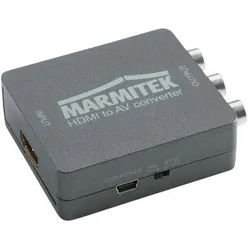 Marmitek AV Konverter [HDMI - Composite Cinch, SCART] 1080 x 720 Pixel Marmitek Audio-Adapter schwarz