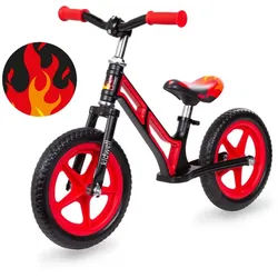 COIL Fahrrad-Laufrad Lauflernrad, Kinderlaufrad, Rutscher, Balance Bike, Rahmen aus Magnesiumlegierung, EVA-Räder, maximales Gewicht 35 kg schwarz