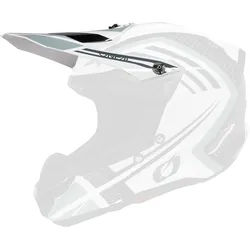 Oneal 5SRS Polyacrylite Spike Helmschirm, schwarz-weiss für Männer