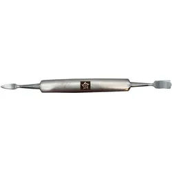 PFEILRING Nagelreiniger, Doppelinstrument, satiniert grau