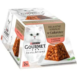 GOURMET Revelations Zarte Stücke in Lachsgelee 2x57g