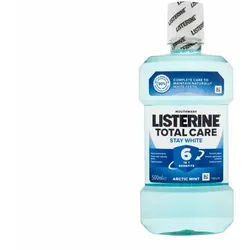 Listerine Mundspülung Mouthwash with whitening effect Total Care Stay White - Volume: 500ml, (Packung)