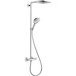 hansgrohe Raindance Select S 300 1-jet Showerpipe, mit Thermostat, chrom, 27114000