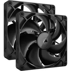 iCUE LINK RX140 2-pack - Gehäuselüfter - 140mm - Schwarz mit RGB LED - 36 dBA