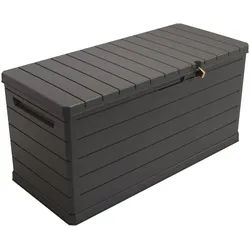 Art Plast ArtPlast - Outdoor-Aufbewahrungsbox 350L mit Schloss 118x52x56,8 cm in Farbe Dunkelgrau - AMALFI-Kollektion
