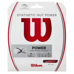Tennissaite - Wilson - SYNTHETIC GUT POWER - rot - 12,2 m