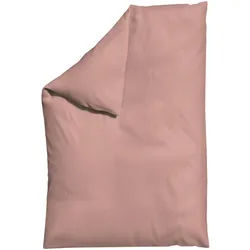 Schlafgut Bettdeckenbezug , Rosa , Textil , Uni , 135-140x200 cm , Textiles Vertrauen - Oeko-Tex®, AZO-frei, Bsci, Oeko-Tex® Standard 100 , pflegeleicht, atmungsaktiv, bügelleicht, schadstoffgeprüft, weiche und anschmiegsame Oberfläche, dicht gewebtes Garn , Heimtextilien, Bettwäsche & Leintücher, Bettwäsche, Satin-bettwäsche