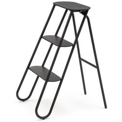 Tritthocker Bukto Frost schwarz, Designer Bønnelycke MDD, 71x39x56 cm