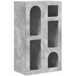vidaXL Sideboard 59 x 35 x 100,5 cm Sideboard Anrichte Schrank Beton Grau 59x35x100,5 c grau