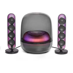 HARMAN / KARDON 2.1 Soundsystem "SoundSticks 5", schwarz, B:23,4cm H:30,6cm T:23,4cm, Lautsprecher, 2.1-Channel Bluetooth Speaker mit HDMI