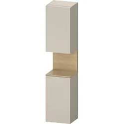 Duravit Hochschrank Qatego 40x36x1760cm, 2 T, An r, Ei nat/taupe ma
