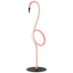 Elstead Lighting Led-Schreibtischleuchte , Pink , Metall, Kunststoff , Flamingo , Tierform , 50 cm , Grüner Punkt, RoHS, Europäischer Sicherheitsstandard , Lampen & Leuchten, Leuchtenserien