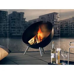 Feuerschale FireGlobe Eva Solo schwarz, Designer Tools Design, 75x64x64 cm