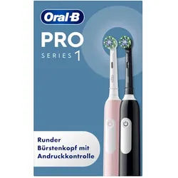 Oral-B Pro 1 Black/Pink mit 2. Handstück