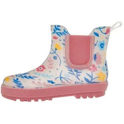 Playshoes Regenstiefel Halbschaft Blumen Gummistiefel rosa 24 EU