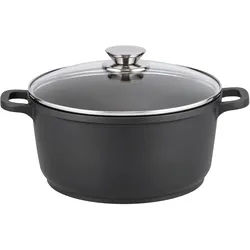 ELO Aluguss Kochtopf ALUCAST 24 cm mit Glasdeckel Antihaftversiegelung PFAS-frei
