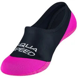 Aqua Speed Schwimm-Wassersocken Kinder 24/25 – Wärmend & leicht für Wassersport Wasserschuh (Rutschfeste Strandsocken – wasserfest & elastisch, Neopren Wassersocken Schwimmaccessoires) Schwimm-Socken in Blau – Sicherer Halt & schnelltrocknend schwarz 24 / 25