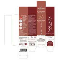 Volumax Körperpflegemittel PLUMP IT NUTRI-COLOUR Anti-Aging-Lippenpflege 03 -Terrakotta 4 gr