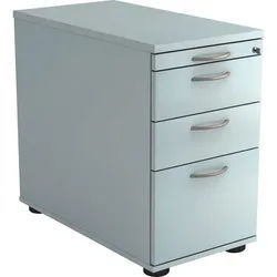 Venda Anstellcontainer , Grau , Kunststoff , 4 Schublade(n) Schubladen , 42.8x72-76x80 cm , Fsc, DIN EN ISO 14001 , Beimöbel erhältlich , Büromöbel, Büromöbel-Sets & Büromöbel-Serien, Büromöbelserien