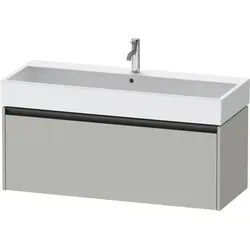 Duravit Ketho.2 Waschtischunterbau wandhängend Betongrau Matt 1184x460x440 mm - K25079007070000 K25079007070000