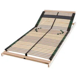 Lattenrost 7 Zonen, Selbstmontage, Beco, Kopfteil verstellbar, Lattenrost 100x200 cm, bis 200 kg belastbar, hergestellt in Deutschland 100 cm x 200 cm