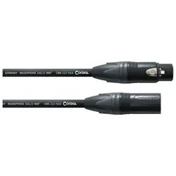 Cordial CPM 3 FM-Flex XLR Kabel 3 m Schwarz