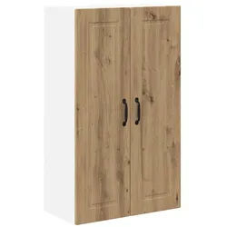 vidaXL Hängeschrank Hängeschrank Küchenwandschrank Artisan-Eiche 60x31x100 cm Spanplatte braun