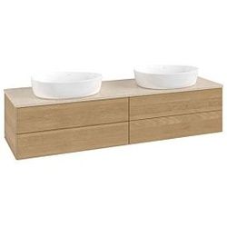 Villeroy & Boch Antao Waschtischunterschrank 1600x360x500mm L28013HN mit Beleuchtung FK/AP: HN/3