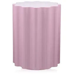 Kartell Hocker Colonna rosa, Designer Ettore Sottsass, 46 cm