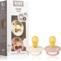 BIBS Colour Symmetrical 18+ months Schnuller Ivory / Blush 2 St.