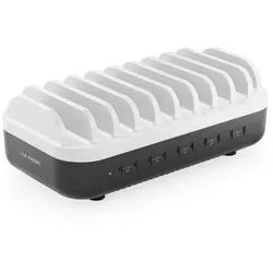 Powerfin 10 Port 100w USB-C Desktop Charging Station