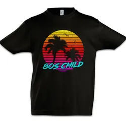 Urban Backwoods Print-Shirt 80s Child Kinder T-Shirt Synthesizer Electro Techno LFO Musik Music DJ (1-tlg) MC Elektro 90s 80s schwarz 86/92