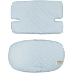 Roba Hochstuhl-Sitzverkleinerer 2-teilig roba Style türkis , Hellblau , Textil , 40x25x2 cm , Babymöbel & Kindermöbel, Babyzimmer, Hochstühle