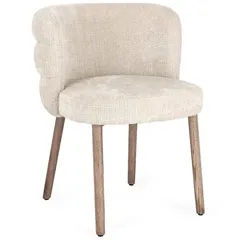Feeling4Home Stuhl Ilma aus Stoff, Beige beige