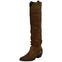 Felmini Stiefel Veloursleder . Bikerboots braun 36 EU
