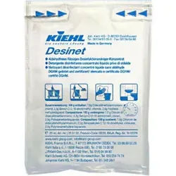 Kiehl Desinet-compact Desinfektionsreiniger-Konzentrat, Aldehydfreies flüssiges Reinigungs- und Desinfektionsmittel, 1 Karton = 240 Dosierbeutel à 25 ml