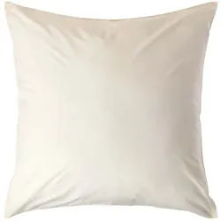 Homescapes Kissenbezug Perkal, Ägyptische Baumwolle, Fadendichte 200 , Creme , Textil , Quadratisch , 60x60 cm , Oeko-Tex® , Heimtextilien, Bettwäsche & Leintücher, Bettwäsche