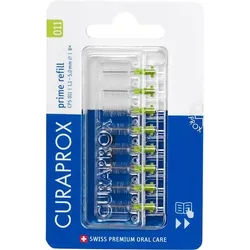Curaprox Zahnpflege InterdentalbuerstenInterdentalbürsten CPS 011 Prime Refill Lindgrün 1,1 - 5,0 mm 8 Stk.