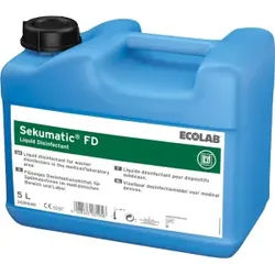 ECOLAB Sekumatic® FD Desinfektionsmittel, Für die chemothermische Aufbereitung von medizinischen Instrumenten, 5 l - Kanister (1 Karton = 3 Kanister)