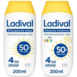 Ladival Familien-Paket Sonnenschutz allergische Haut LSF 50+