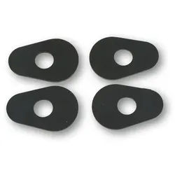 HIGHSIDER smart Montageplatten Indy Spacer schwarz für diverse Yamaha, schwarz
