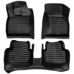 fussmattenprofi.com Auto-Fußmatte 5D Premium Auto Fussmatten für VW Passat (B8) 2014-2023 (1 St), für Volkswagen Volkswagen Passat schwarz