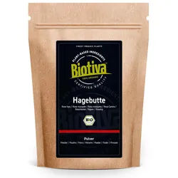 Biotiva Hagebutten Pulver Bio 1000 g