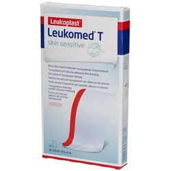 Leukoplast® Leukomed® T skin sensitive - Transparente, silikonisierte Klebefolie 8 x 15 cm