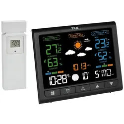 TFA Funk-Wetterstation Contrast, 35.1171.01, schwarz