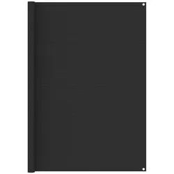 vidaXL Teppich 200 x 400 cm Zeltteppich 200x400 cm Anthrazit Wohnwagen Teppich Vorzel, Höhe: 400 mm schwarz