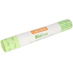 DEISS BIOLINE Bioabfallsäcke 240 Liter ecovio® Biokunststoff 06072 , 1 Karton = 20 Rollen = 100 Säcke