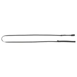 KERBL Tape Leash GoLeyGo mit Adapter, schwarz, 10mm x 140-200cm, S, bis 15 kg