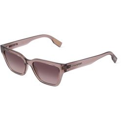 Lacoste L6002S Damen-Sonnenbrille Vollrand Butterfly Kunststoff-Gestell, Braun