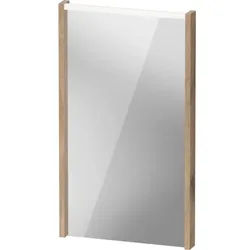 Duravit D-Code Spiegel DC7075055550000 400x700x48, Eiche Marmoriert, mit LED Beleuchtung